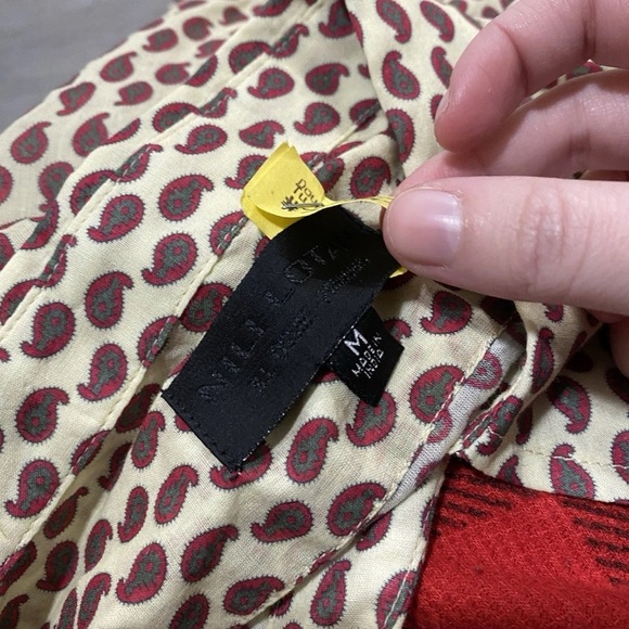 NILI LOTAN - Libby Paisley Button Down Dress Shirt Sz Medium - Picture 7 of 9